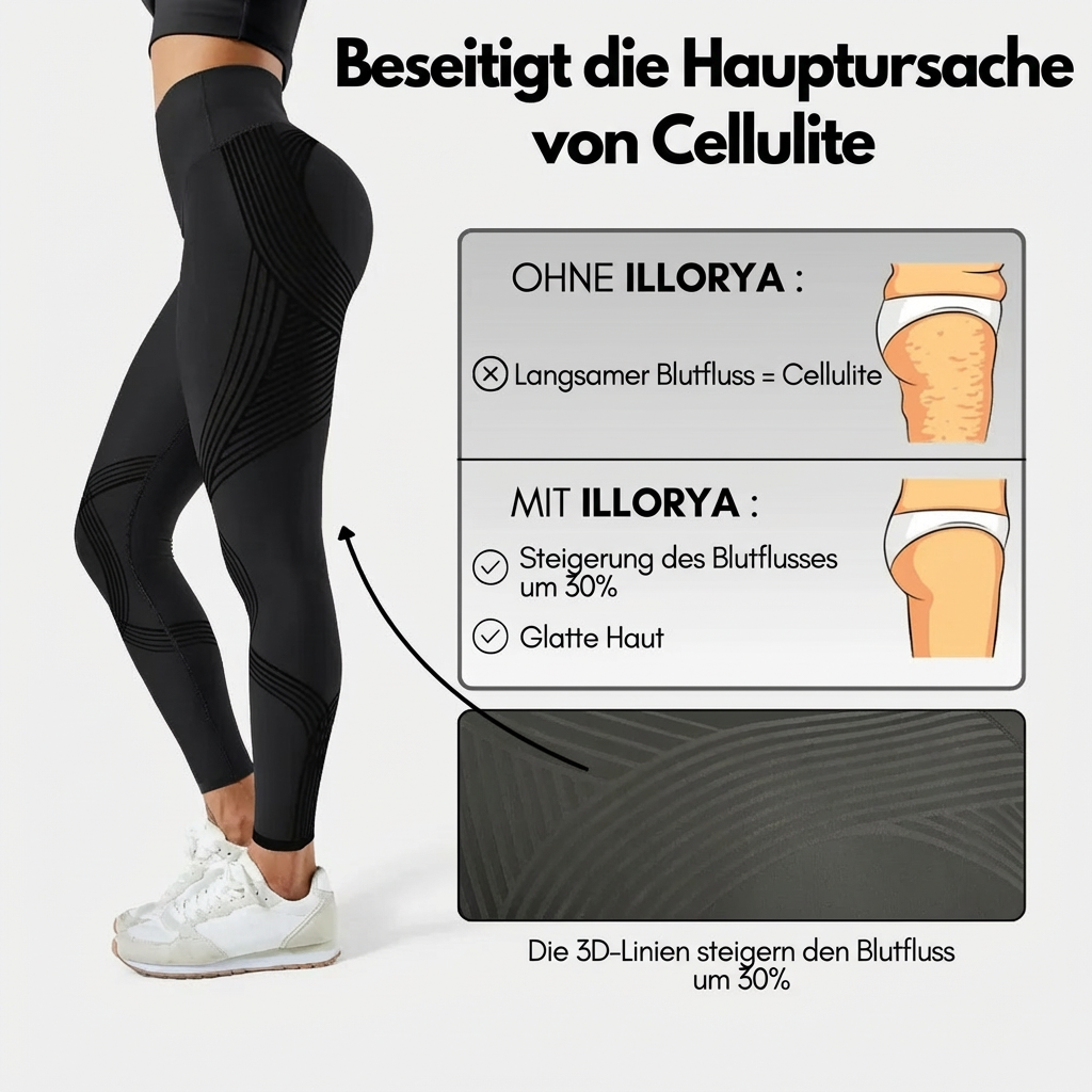 3D Straffende Leggings – Anti-Cellulite